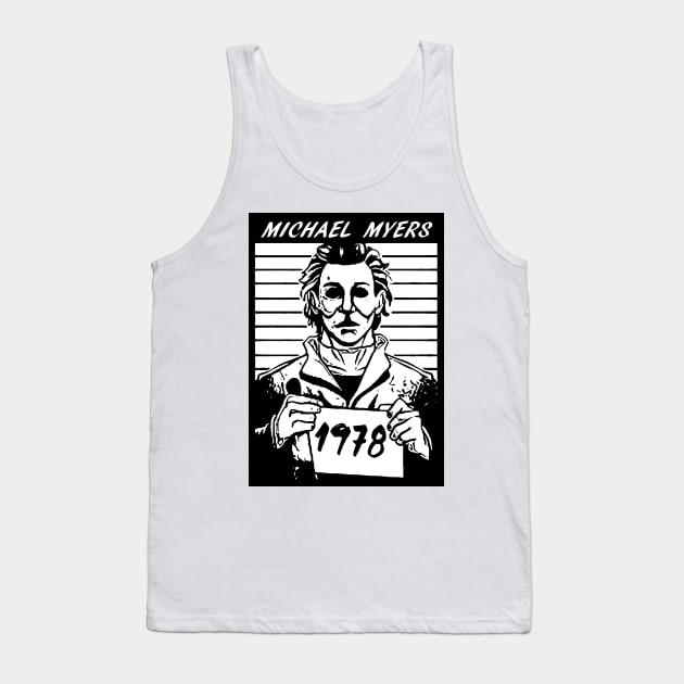 Michael Myers vector Tank Top by syanart